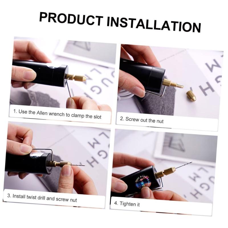 Resin Craft Workshop - Mini perceuse rotative USB, ensemble de