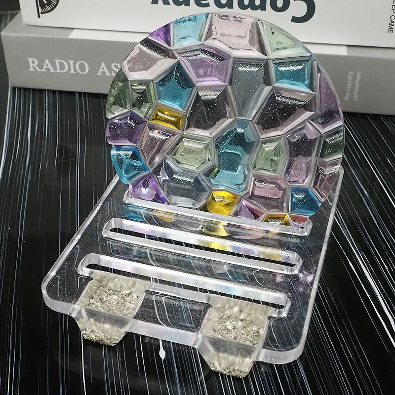 Moule en cristal époxy ondulé, - Coaster Mold Round avis et prix