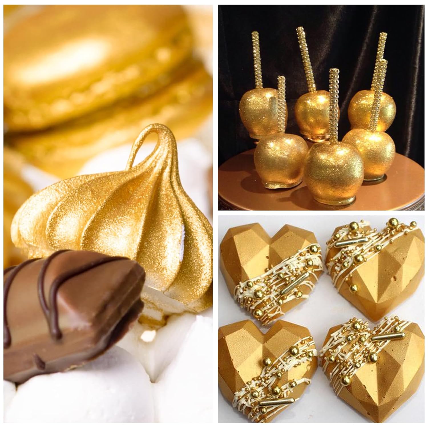 Poudre de paillettes, paillett - Gold Foil Flakes avis et prix