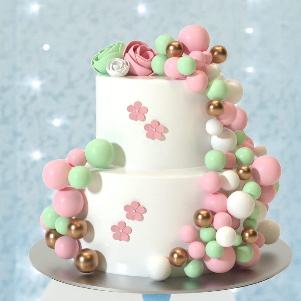 20 pièces, boules de gâteau d' - Gold Foil Flakes avis et prix